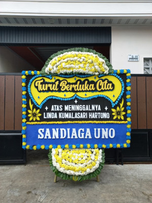 Papan Bunga Duka di Garut